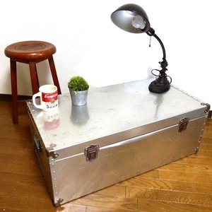  antique Vintage trunk / low table / coffee table [ used ][ free shipping ]15i-6-004