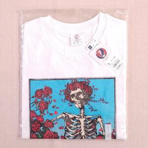 魅惑のバンドT特集! 新品未開封『GU(ジーユー) × GRATEFUL DEAD(グレイトフル・デッド)』グラフィックTシャツ(半袖) ホワイト S／ロックT