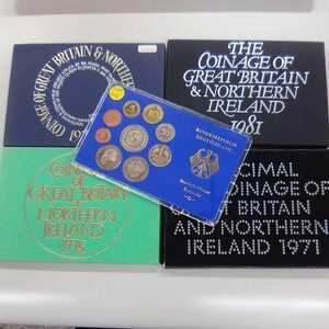 ●サ0884H◎外国コイン　COINAGE OF GREAT BRITAIN NORTRTHERN IRELAND　1975等　5点まとめて　コレクターさん放出品◎