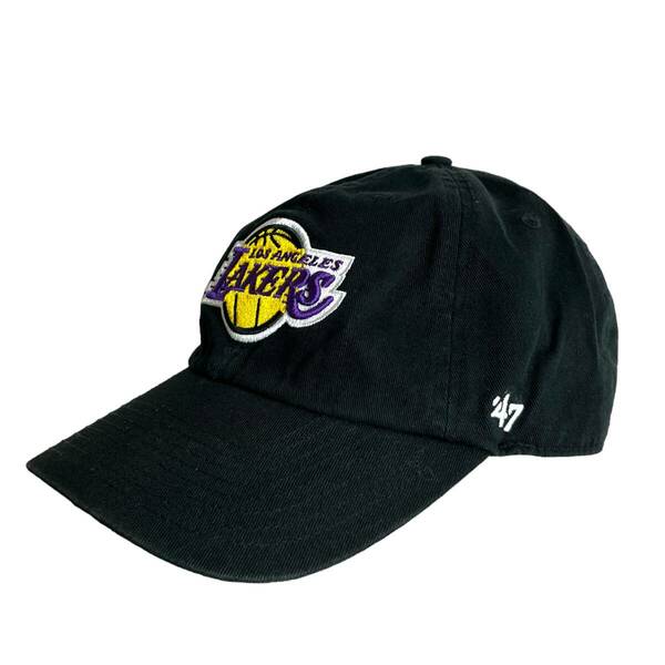 【キャップ / 帽子】NBA　Los Angeles Lakers (ロサンゼルス　レイカーズ) バスケットボール 47 フォーティーセブン ブラック 公式　八村塁