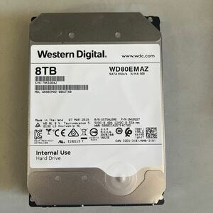 Western Digital 8TB HDD ハードディスクWD80EMAZ 動作未確認