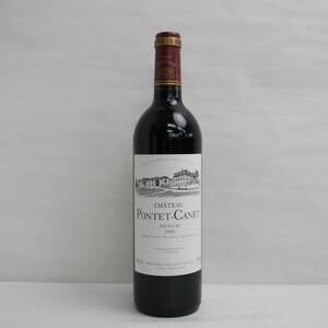 CHATEAU PONTET CANET（シャトー ポンテカネ）2000 13％ 750ml X24B160029