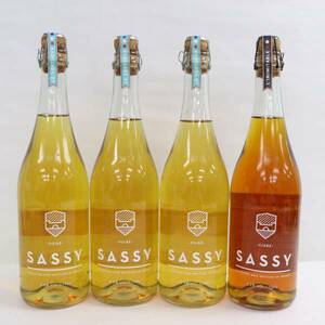 【4本セット】SASSY（サッシー）シードル 各種（ポワール 2.5％ 750ml 等）X24A300030