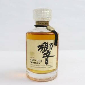 1円~SUNTORY（サントリー）響 旧 裏ゴールドラベル クリアキャップ ベビーボトル 43％ 180ml M24A280008