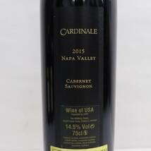 CARDINALE（カーディナル）ナパヴァレー カベルネ ソーヴィニヨン 2015 14.5％ 750ml N24A290033_画像6