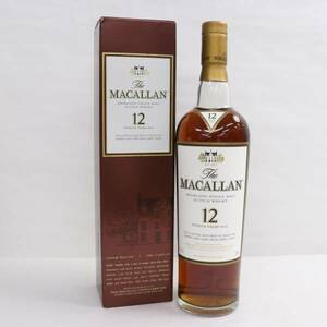 1円~MACALLAN（マッカラン）12年 旧 シェリーオークカスク 40％ 700ml U24A300001