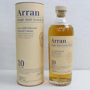 1円~Arran（アラン）10年 ノンチルフィルタード 46% 700ml F24A090002