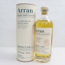 1円~Arran（アラン）シングルモルト クォーターカスク 56.2％ 700ml X24B010106_画像1