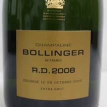 BOLLINGER（ボランジェ）R.D. エクストラ ブリュット 2008 12.5％ 750ml G24B090005_画像2