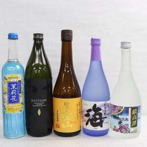 【5本セット】焼酎各種 （富乃宝山 黄麹仕込 25度 720ml 等）F24B120039