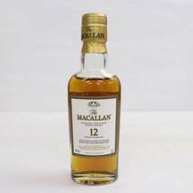 MACALLAN（マッカラン）12年 シェリーオークカスク ミニチュアボトル 40％ 50ml U24B120013_画像1