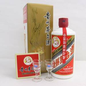 貴州茅台酒（マオタイシュ）天女ラベル 2021 53% 500ml（重量 956g）M24B110003