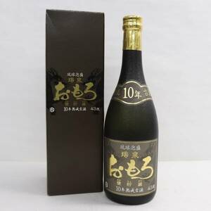 琉球泡盛 瑞泉 おもろ 甕貯蔵 10年熟成古酒 43度 720ml 詰日15.02 X24B220002