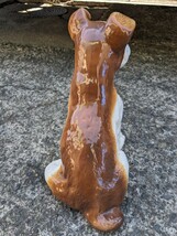 置物 犬 インテリア 玄関　犬の種類不明　高さ28センチ　犬の置物　レトロ_画像4
