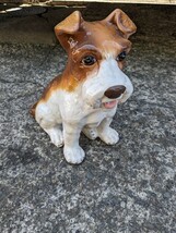 置物 犬 インテリア 玄関　犬の種類不明　高さ28センチ　犬の置物　レトロ_画像6