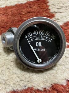 NOS 1970's Rochester oil pressure gauge ビンテージ　オイルプレッシャーゲージ　油圧計　ロチェスター　CB 750four 当時物