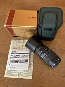 SIGMA 70-300mm F4-5.6 APOmacro super　キヤノン用 保護フルター付