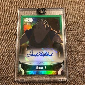 topps starwars auto card TOVAH FELDSHUH トップス スターウォーズ 直筆 サイン カード 25枚 限定 シリアル