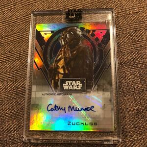 topps starwars auto card ZUCKUSS トップス スターウォーズ 直筆 サイン カード