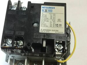 三菱電機　 電磁接触器　SLD-N50 DC100V-110Ｖ　 コンタクター　 　PA288GR .. 9909　1-4　