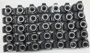 (4474U)ジャンク Canon EOSKissX2 -X3 -X4 -X5 -X6i -X9i -DigitalN -DigitalX キヤノン まとめてセット 35台 動作未確認 同梱不可