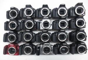 (4587U)ジャンク Canon EOSKissX2 -X4 -X5 -X6i -X7 -X50 -Digital -DigitalN -DigitalX キヤノン まとめてセット 20台 動作未確認同梱不可