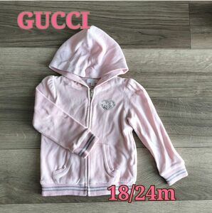 ☆値下げ！☆GUCCI グッチ ジップアップパーカー 18/24m