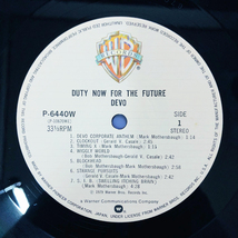 DEVO ディーヴォ / DUTY NOW FOR THE FUTURE（生存学未来編）1979年国内盤_画像4