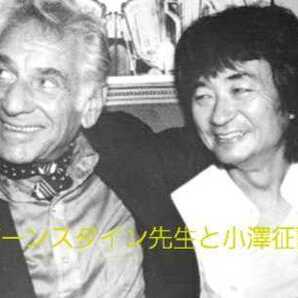 【貴重】小澤征爾・バーンスタイン サイン Seiji Ozawa Leonard Bernstein サイトウキネン セイジオザワ 指揮者 作曲家 色紙 音楽家 直筆書の画像9