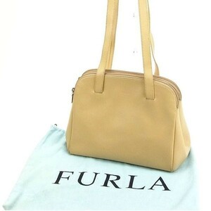  Furla shoulder bag / shoulder bag lady's beige used 