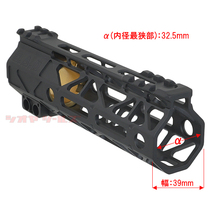 ★マルイ&インチネジ 対応★ M4用 B.A.D RIGIDRAIL タイプ ハンドガード 6.7inch M-LOK ( BAD BATTLEARMS HANDGUARD tn_画像4