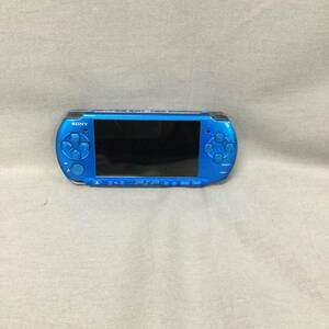 060201 256860-6 PSP プレステーション・ポーダプル 本体のみ PSP-3000 ブルー系 動作未確認 ジャンク品