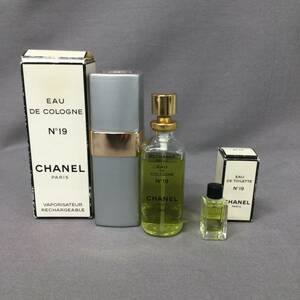 060131　256038-1　CHANEL　No19　シャネル　フレグランス　ブランド香水　パフューム　レディース小物　コスメ　USED品