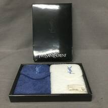 060219 258094 YVES SAINT LAURENT イヴサンローラン 他 タオルセット 3点 まとめ 綿100% 日用品_画像7