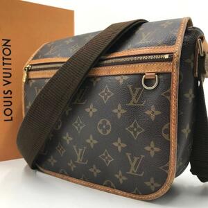 最高級●LOUIS VUITTON ルイヴィトン ボスフォールPM ショルダーバッグ ボディバッグ モノグラム M40106 レザー メンズ レディース