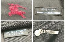 激レア/大容量●バーバリー BURBERRY メンズ ビジネス リュック バックパック チェック ホースロゴ レザー ブラック 黒 書類鞄 A4 PC_画像9