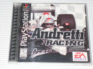 PS★ANDRETTI RACING 海外版 北米版★箱付・説明書付・ソフト付