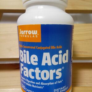 Jarrow Formulas, Bile Acid Factors（バイル・アシッドファクター）、120粒