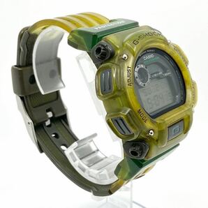 CASIO G-SHOCK G-LIDE Gライド腕時計 デジタル DW-9000 グリーン系 イエロー系 カシオ Gショック Y476の画像3