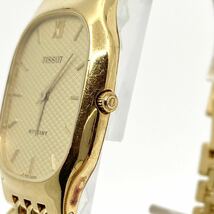 TISSOT STYLIST 腕時計 バーインデックス 2針 クォーツ quartz Swiss ゴールド 金 ティソ Y499_画像4
