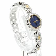 美品 SEIKO TISSE 腕時計 ブレスウォッチ ラウンド 3針 クォーツ quartz コンビ ゴールド シルバー 金銀 セイコー ティセ Y450_画像3