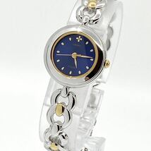 美品 SEIKO TISSE 腕時計 ブレスウォッチ ラウンド 3針 クォーツ quartz コンビ ゴールド シルバー 金銀 セイコー ティセ Y450_画像1