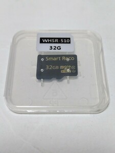 Smart Reco スマートレコ WHSR-510 付属品◆ マイクロSDカード 32GB smartReco ドラレコ ドライブレコーダー 用 透明ケース付き