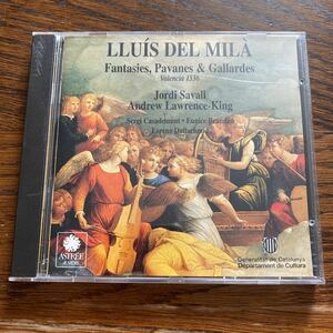 中古CD LLUIS DEL MILA Fantasies, Pavanes & Gallardes ルイス デ ミラン ファンタジア パヴァーヌ ガリアード集