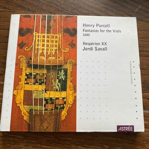 中古CD パーセル ヴィオールのためのファンタジア サヴァール Henry Purcell Fantasias for the Viols Hesperion XX Jordi Savall