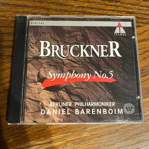 中古CD ブルックナー 交響曲 第5番 ダニエル バレンボイム BRUCKNER Symphony No.5 DANIEL BARENBOIM BERLINER PHILHARMONIKER