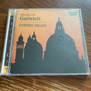 中古CD ガブリエリの音楽 エムパイヤ ブラス MUSIC OF GABRIELI EMPIRE BRASS エンパイヤ ブラス