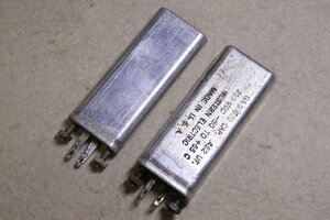 Western electric ウエスタン 441D ＆ GA50828　オイルコンデンサ　0.25UF ＆ 0.452UF 2個セット　貴重品　￥100スタート！！