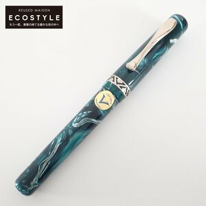 1円 VISCONTI ヴィスコンティ カレイドボイジャー グリーン ペン先18K 万年筆 ペン