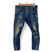 DSQUARED2 ディースクエアード 2018年 セクシーツイストジーンズ SEXY TWIST JEAN S74LB0416 ブルー 48 ボトムス コットン メンズ 中古_画像2